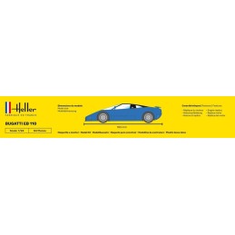 BUGATTI EB110 -Escala 1/24- Heller 80738 BUGATTI EB110 -Escala 1/24- Heller 80738