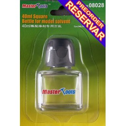 BOTE CUADRADO PARA DILUYENTE MODELISMO (40 ml) - Trumpeter Master Tools 08028