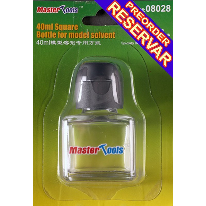 BOTE CUADRADO PARA DILUYENTE MODELISMO (40 ml) - Trumpeter Master Tools 08028 BOTE CUADRADO PARA DILUYENTE MODELISMO (40 ml) - Trumpeter Master Tools 08028