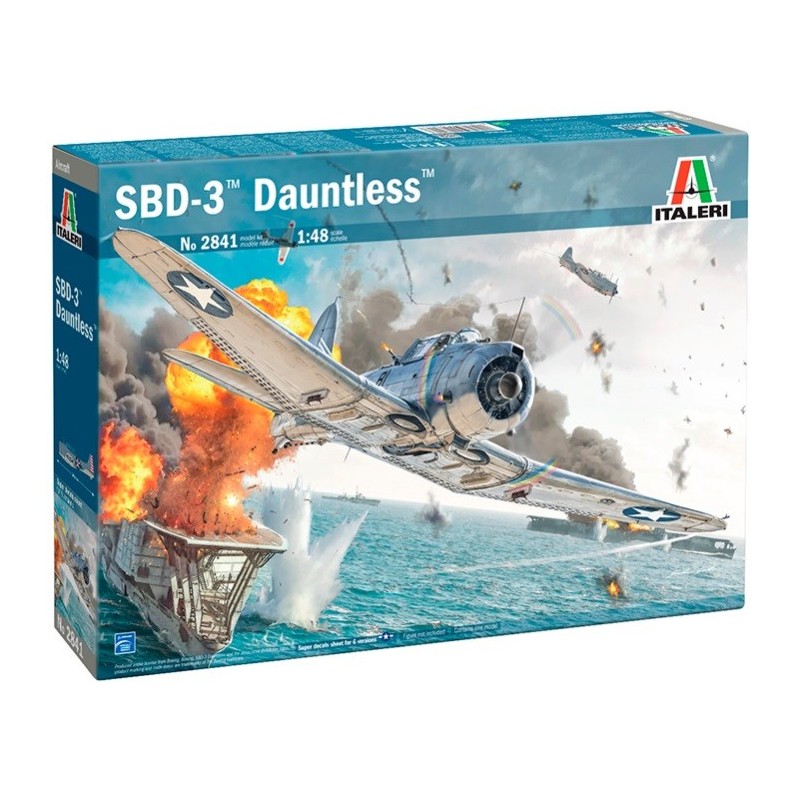 DOUGLAS SBD-3 DAUNTLESS -Escala 1/48- Italeri 2841 DOUGLAS SBD-3 DAUNTLESS -Escala 1/48- Italeri 2841