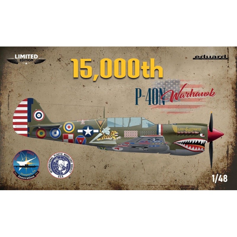 CURTISS P-40 N Warhawk "15000th" EDUARD-LIMITED -Escala 1/48- Eduard 11193