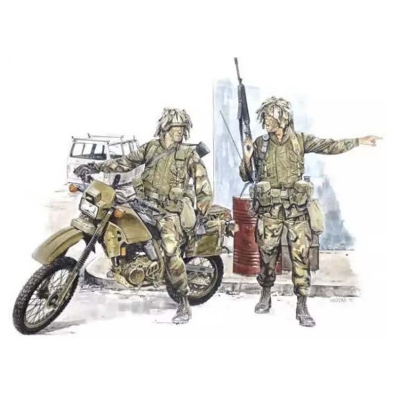 INFANTERIA U.S. ARMY (Motocicleta) -Escala 1/35- Dragon Models 3009