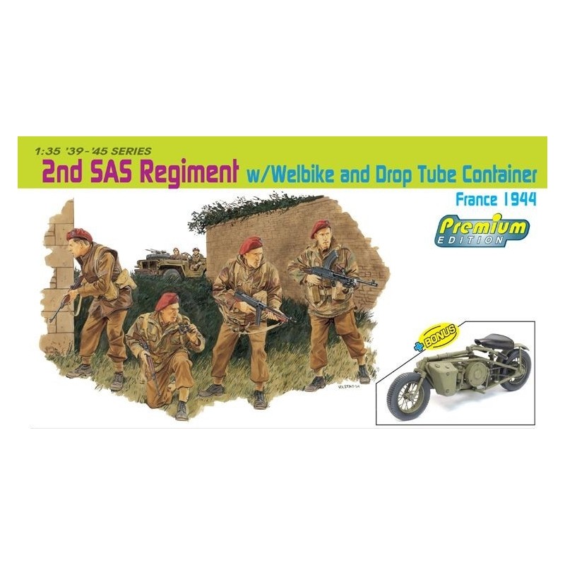 SOLDADOS 2º REGIMIENTO SAS "FRANCIA 1944" -Escala 1/35- Dragon Models 6586 SOLDADOS 2º REGIMIENTO SAS "FRANCIA 1944" -Escala 1/35- Dragon Models 6586