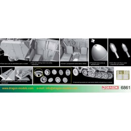 SEMIORUGA Sd.Kfz.251/1 Ausf. D CON LANZACOHETES 28/32cm Wurfrahmen 40 - ESCALA 1/35 - DRAGON 6861 SEMIORUGA Sd.Kfz.251/1 Ausf. D CON LANZACOHETES 28/32cm Wurfrahmen 40 - ESCALA 1/35 - DRAGON 6861