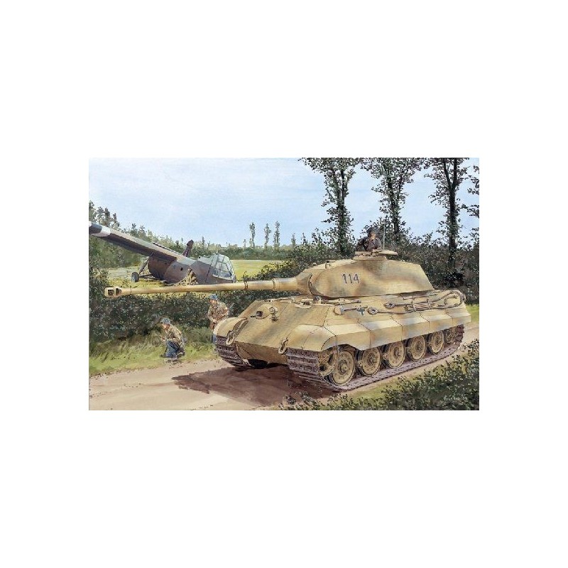 CARRO DE COMBATE Sd.Kfz. 182 KINGTIGER (PORSCHE) -Escala 1/72- DRAGON 7231 CARRO DE COMBATE Sd.Kfz. 182 KINGTIGER (PORSCHE) -Escala 1/72- DRAGON 7231