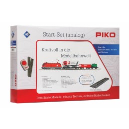 EQUIPO INICIACION TREN MERCANCIAS CON LOCOMOTORA TAURUS OBB -Escala h0/1/87- Piko 57177 EQUIPO INICIACION TREN MERCANCIAS CON LOCOMOTORA TAURUS OBB -Escala h0/1/87- Piko 57177