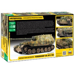 CAÑON DE ASALTO Sd.Kfz. 184 FERDINARD -Escala 1/35- Zvezda 3653 CAÑON DE ASALTO Sd.Kfz. 184 FERDINARD -Escala 1/35- Zvezda 3653