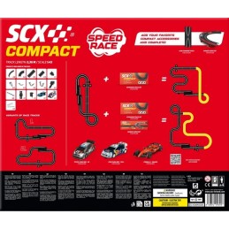 COMPACT CIRCUITO Speed Race -Escala 1/43- Scalextric 10584S500 COMPACT CIRCUITO Speed Race -Escala 1/43- Scalextric 10584S500