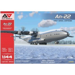 Antonov An-22 Cock (1st serial) -Escala 1/144- A&A Models 4403 Antonov An-22 Cock (1st serial) -Escala 1/144- A&A Models 4403