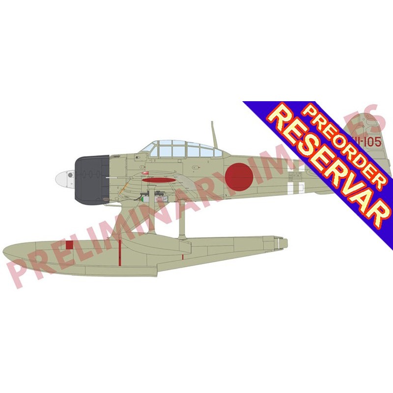 MITSUBISHI A6M2-N Rufe -Escala 1/48- Eduard 84208 MITSUBISHI A6M2-N Rufe -Escala 1/48- Eduard 84208