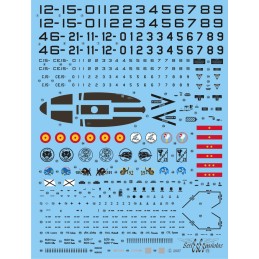 CALCAS EF-18 A/B HORNET ALA N 11/12/15/21 -Escala 1/48- Series Españolas SE1248 CALCAS EF-18 A/B HORNET ALA N 11/12/15/21 -Escala 1/48- Series Españolas SE1248