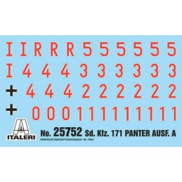 CARRO DE COMBATE Sd.Kfz. 171 PANTHER AUSF. A -Escala 1/56- Italeri 25752 CARRO DE COMBATE Sd.Kfz. 171 PANTHER AUSF. A -Escala 1/56- Italeri 25752