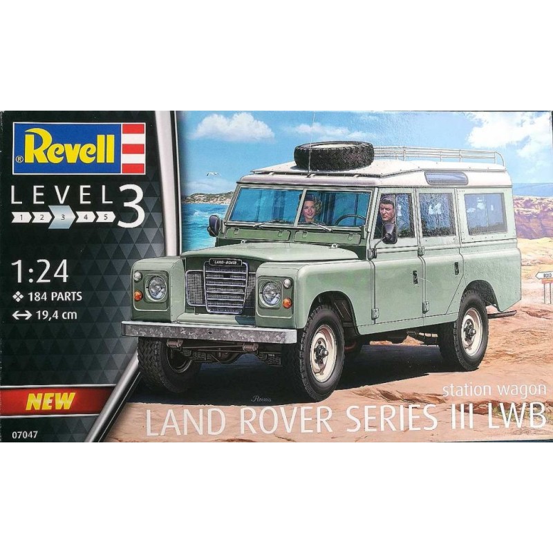 LAND ROVER SERIES III LWB STATION WAGON ESCALA 1/24 REVELL 07047 LAND ROVER SERIES III LWB STATION WAGON ESCALA 1/24 REVELL 07047