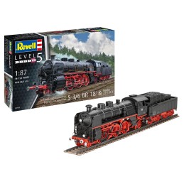 LOCOMOTORA S3/6 BR18 CON TENDER - ESCALA 1/87 - REVELL 02168 LOCOMOTORA S3/6 BR18 CON TENDER - ESCALA 1/87 - REVELL 02168