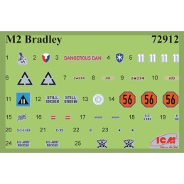 VEHICULO DE COMBATE DE INFANTERIA M-2 BRADLEY -Escala 1/72- ICM 72912 VEHICULO DE COMBATE DE INFANTERIA M-2 BRADLEY -Escala 1/72- ICM 72912