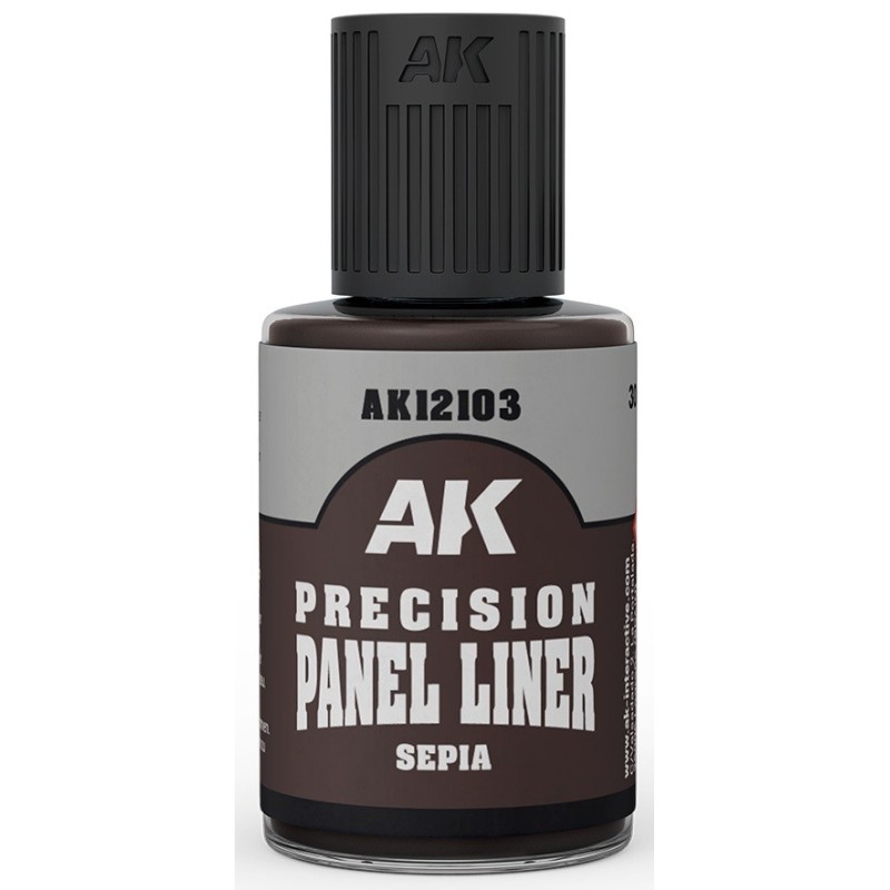 PRECISION PANEL LINER SEPIA (30 ml) - AK Interactive 12103 PRECISION PANEL LINER SEPIA (30 ml) - AK Interactive 12103