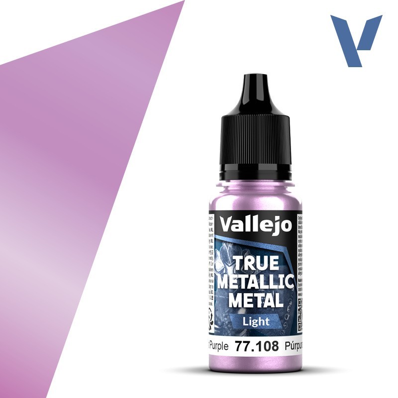 Vallejo True Metallic Metal 108 PURPURA AMATISTA (18ml) - Acrilicos Vallejo 77108 Vallejo True Metallic Metal 108 PURPURA AMATISTA (18ml) - Acrilicos Vallejo 77108