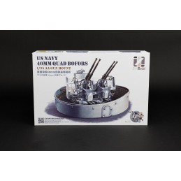 MONTAJE CUATRUPLE BOFORS (4 x 40 mm) U.S. Navy -Escala 1/35- Zimi 5300 MONTAJE CUATRUPLE BOFORS (4 x 40 mm) U.S. Navy -Escala 1/35- Zimi 5300