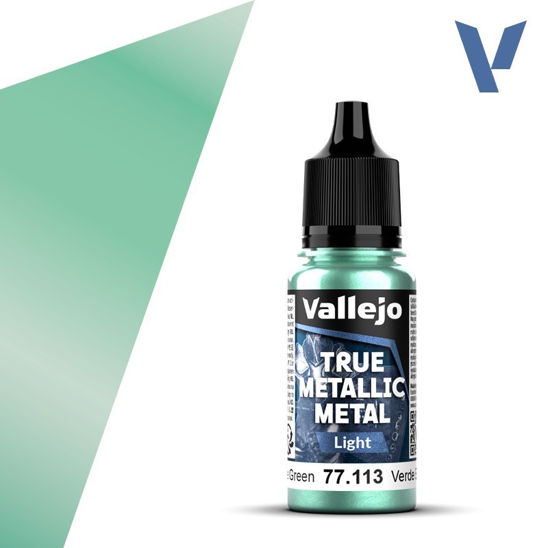 Vallejo True Metallic Metal 113 LUZ VERDE ESCARABAJO (18ml) - Acrilicos Vallejo 77113 Vallejo True Metallic Metal 113 LUZ VERDE ESCARABAJO (18ml) - Acrilicos Vallejo 77113