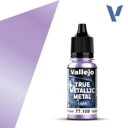 Vallejo True Metallic Metal 109 LUZ VIOLETA CELESTIAL (18ml) - Acrilicos Vallejo 77109