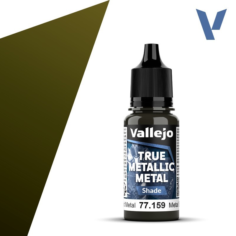 Vallejo True Metallic Metal 159 METAL ENVEJECIDO (18ml) - Acrilicos Vallejo 77159 Vallejo True Metallic Metal 159 METAL ENVEJECIDO (18ml) - Acrilicos Vallejo 77159