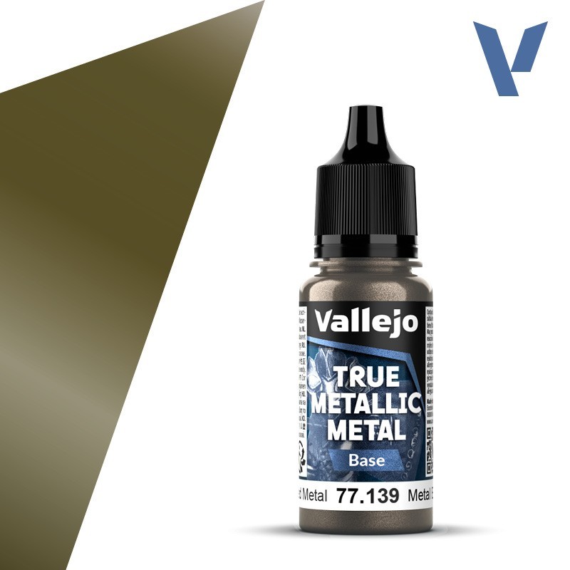Vallejo True Metallic Metal 139 METAL ENVEJECIDO (18ml) - Acrilicos Vallejo 77139 Vallejo True Metallic Metal 139 METAL ENVEJECIDO (18ml) - Acrilicos Vallejo 77139