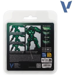 SET Vallejo True Metallic Metal VERDE SOMBRIO (4 x 18ml) - Acrilicos Vallejo 77257 SET Vallejo True Metallic Metal VERDE SOMBRIO (4 x 18ml) - Acrilicos Vallejo 77257