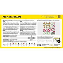 P.Z.L. P-23 A / B KARAS -Escala 1/72- Heller 80247 P.Z.L. P-23 A / B KARAS -Escala 1/72- Heller 80247
