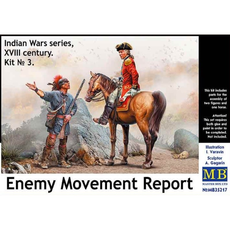 Indian Wars series: ENEMY MOVEMENT REPORT -Escala 1/35- Master Box 35217 Indian Wars series: ENEMY MOVEMENT REPORT -Escala 1/35- Master Box 35217