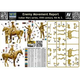 Indian Wars series: ENEMY MOVEMENT REPORT -Escala 1/35- Master Box 35217 Indian Wars series: ENEMY MOVEMENT REPORT -Escala 1/35- Master Box 35217