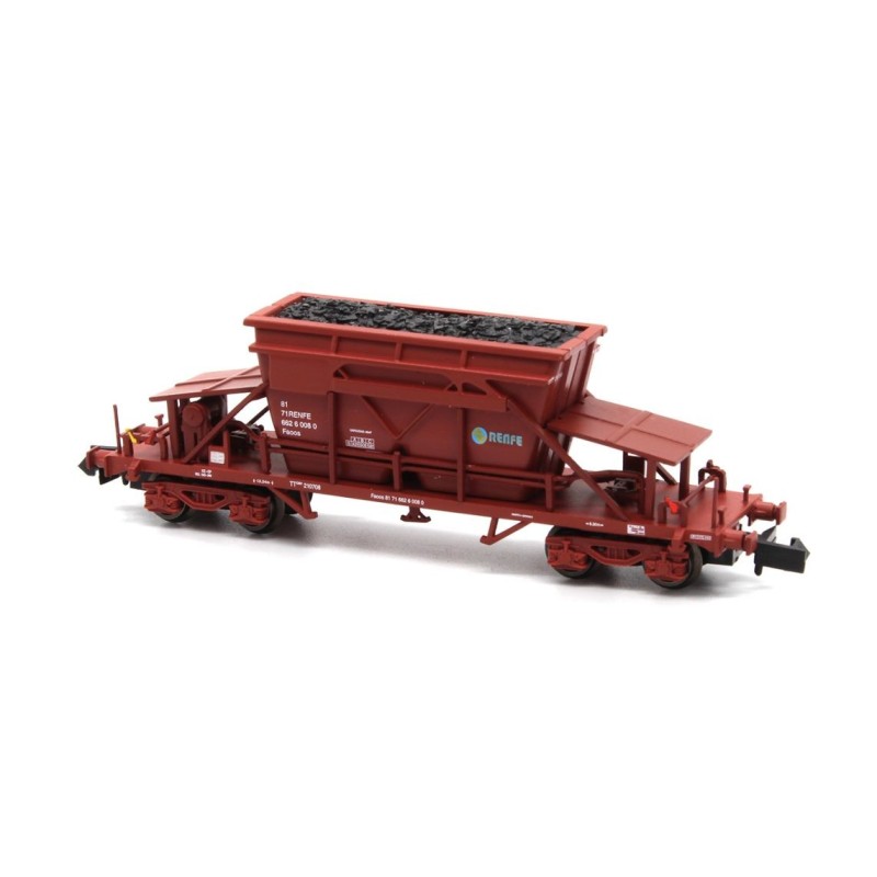 VAGON TOLVA TT9 Faoos OXIDO - RENFE Epoca IV -Escala N / 1/160- MF Train N34924 VAGON TOLVA TT9 Faoos OXIDO - RENFE Epoca IV -Escala N / 1/160- MF Train N34924