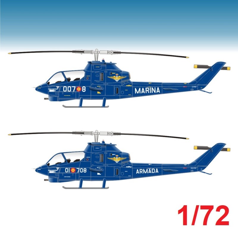 SET CALCAS AH-1 G COBRA 7ª Escuadrilla Armada Española -Escala  1/72- Series Españolas SE2572 SET CALCAS AH-1 G COBRA 7ª Escuadrilla Armada Española -Escala  1/72- Series Españolas SE2572