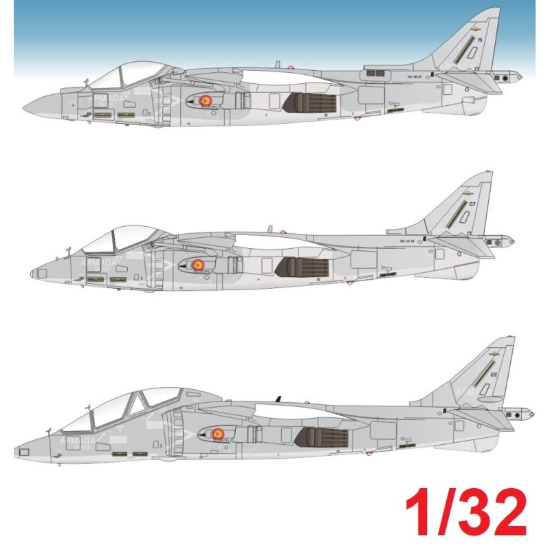 CALCAS McDONNELL DOUGLAS AV-8 B / TAV-8 B HARRIER II 1/32
