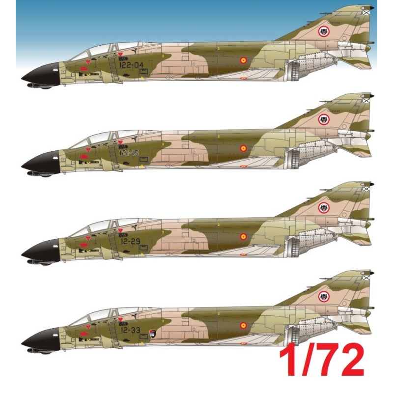 CALCAS F-4 C PHANTOM (TORREJON) 1/72 - Series Españolas SE872 CALCAS F-4 C PHANTOM (TORREJON) 1/72 - Series Españolas SE872