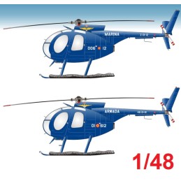 CALCAS HUGHES 500 M (6ª ESC. ARMADA) 1/48 - Series Españolas SE2648