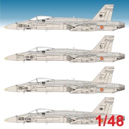 CALCAS EF-18 A/B HORNET ALA N 11/12/15/21 -Escala 1/48- Series Españolas SE1248