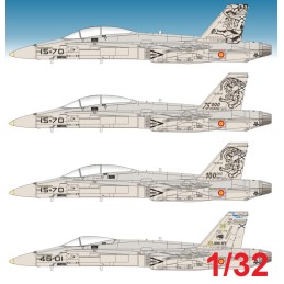 CALCAS EF-18 HORNET ALA Nº15 (75.000 horas) 1/32 - Series Españolas SE1132