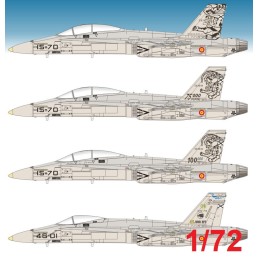 CALCAS EF-18 HORNET ALA Nº15 (75.000 horas) 1/72 - Series Españolas SE1172
