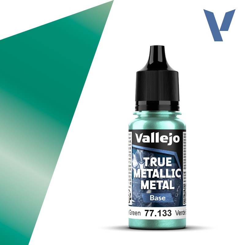 Vallejo True Metallic Metal 133 BASE VERDE ESCARABAJO (18ml) - Acrilicos Vallejo 77133 Vallejo True Metallic Metal 133 BASE VERDE ESCARABAJO (18ml) - Acrilicos Vallejo 77133