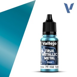 Vallejo True Metallic Metal 132 BASE TURQUESA HIDRA (18ml) - Acrilicos Vallejo 77132