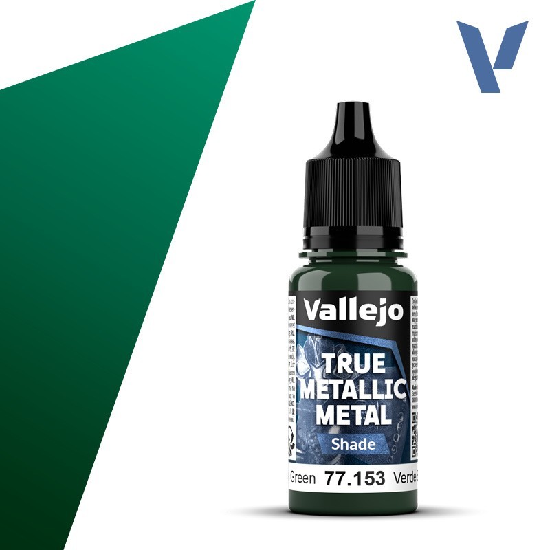 Vallejo True Metallic Metal 153 SOMBRA VERDE ESCARABAJO (18ml) - Acrilicos Vallejo 77153 Vallejo True Metallic Metal 153 SOMBRA VERDE ESCARABAJO (18ml) - Acrilicos Vallejo 77153