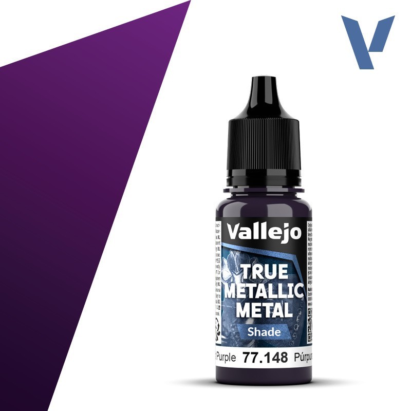 Vallejo True Metallic Metal 148 SOMBRA PURPURA AMATISTA (18ml) - Acrilicos Vallejo 77148 Vallejo True Metallic Metal 148 SOMBRA PURPURA AMATISTA (18ml) - Acrilicos Vallejo 77148