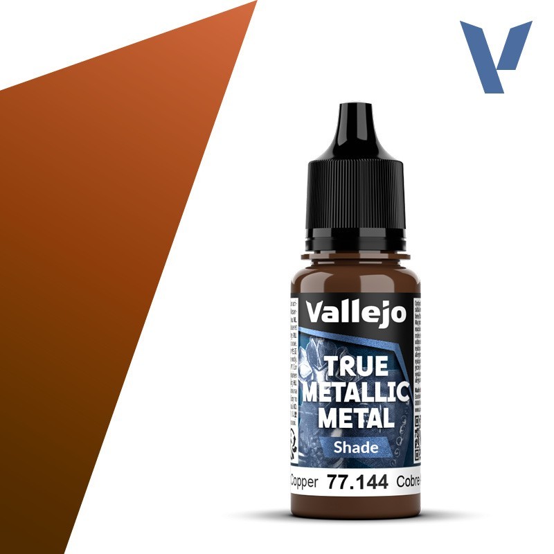 Vallejo True Metallic Metal 144 SOMBRA COBRE ANTIGUO (18ml) - Acrilicos Vallejo 77144 Vallejo True Metallic Metal 144 SOMBRA COBRE ANTIGUO (18ml) - Acrilicos Vallejo 77144