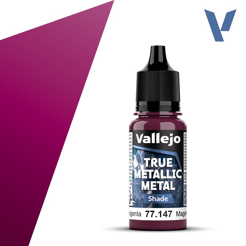 Vallejo True Metallic Metal 147 SOMBRA MAGENTA CARMESI (18ml) - Acrilicos Vallejo 77147 Vallejo True Metallic Metal 147 SOMBRA MAGENTA CARMESI (18ml) - Acrilicos Vallejo 77147