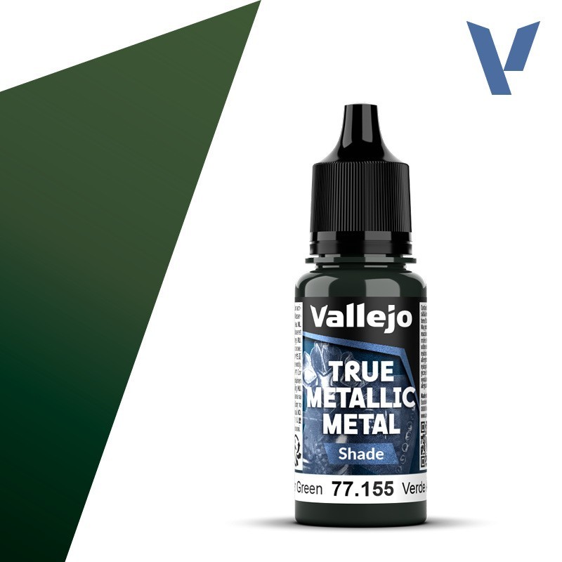 Vallejo True Metallic Metal 155 SOMBRA VERDE AMBAR (18ml) - Acrilicos Vallejo 77155 Vallejo True Metallic Metal 155 SOMBRA VERDE AMBAR (18ml) - Acrilicos Vallejo 77155