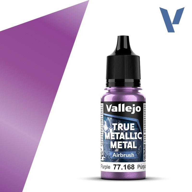 Vallejo True Metallic Metal 168 AEROGRAFO PURPURA AMATISTA (18ml) - Acrilicos Vallejo 77168 Vallejo True Metallic Metal 168 AEROGRAFO PURPURA AMATISTA (18ml) - Acrilicos Vallejo 77168