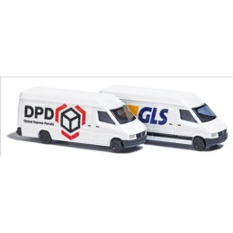 FURGONETAS MERCEDES-BENZ Sprinter GLS & DPD -Escala 1/160 - N- Busch 8308