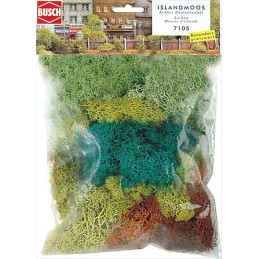 MUSGO DE ISLANDIA COLORES SURTIDOS (70 gr) - Busch 7105
