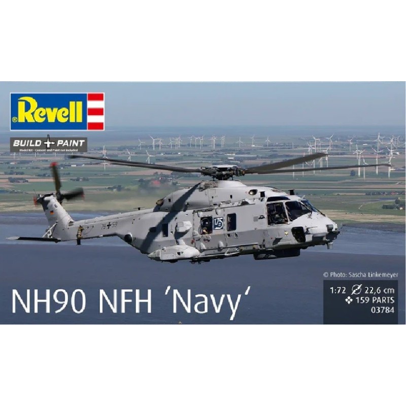 NHIndustries NH90 NFH NAVAL -Escala 1/72- Revell 03784 NHIndustries NH90 NFH NAVAL -Escala 1/72- Revell 03784
