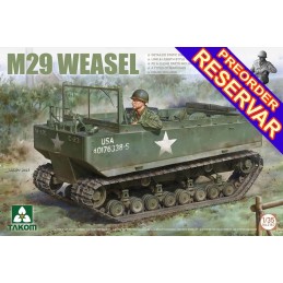 TRACTOR M-9 WEASEL -Escala 1/35- Takom 2167